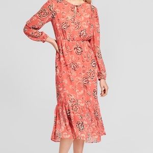 NWT- Knox and Rose brand floral midi dress